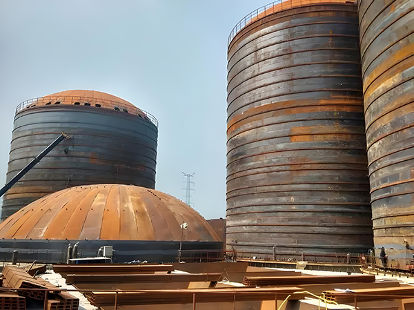 丰润焦粉钢板仓